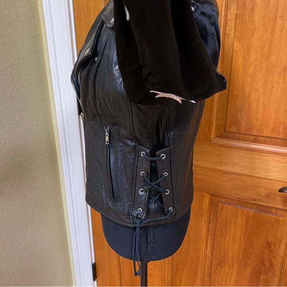 Reformation Big Dipper Leather Moto Style Jacket, Size S - Picture 10 of 13